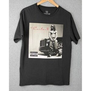 Authentic Lil Wayne The Carter II Graphic T Shirt Black Size M 100% Cotton